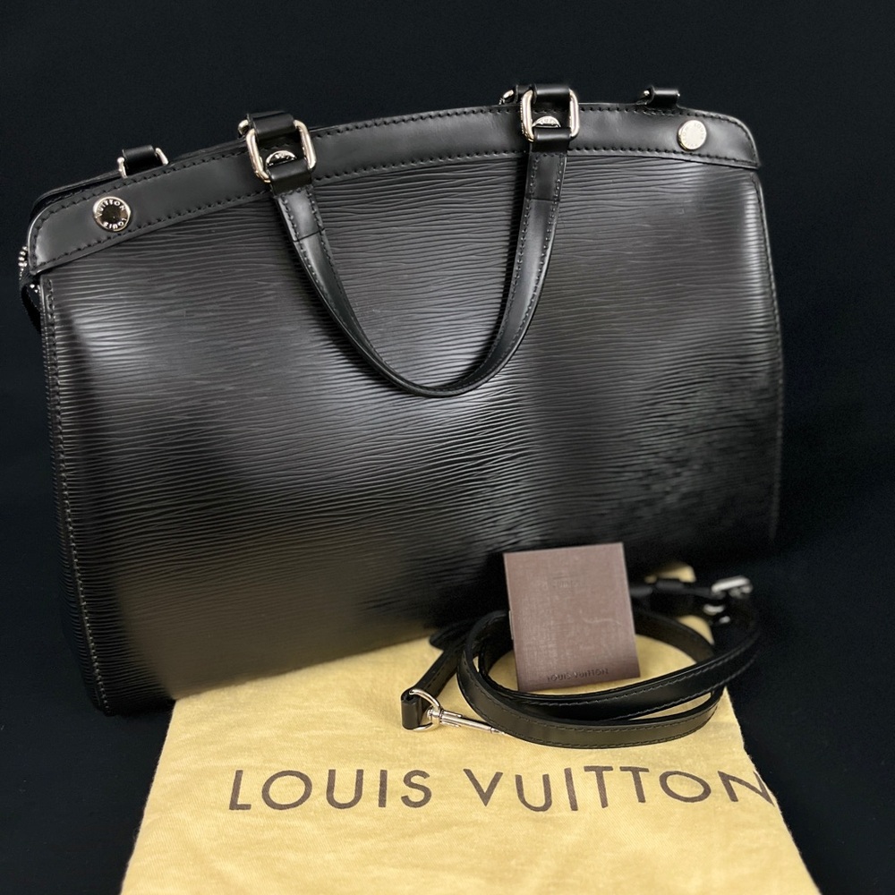 louis vuitton epi brea black bag